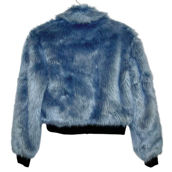 EXPRESS x Negin Mirsalehi Faux Fur Bomber Jacket. Size XS - Picture 5 of 11